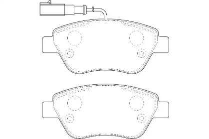 Комплект тормозных колодок WAGNER WBP23705A