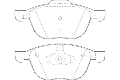 Комплект тормозных колодок WAGNER WBP23723A