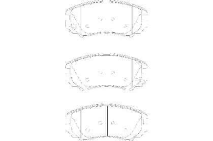 Комплект тормозных колодок WAGNER WBP23891A