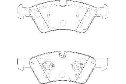 Комплект тормозных колодок WAGNER WBP23922A