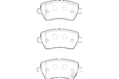 Комплект тормозных колодок WAGNER WBP23973B