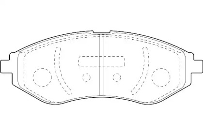 Комплект тормозных колодок WAGNER WBP23974A
