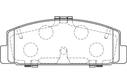 Комплект тормозных колодок WAGNER WBP24045A