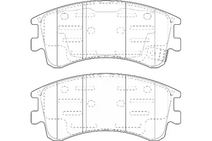 Комплект тормозных колодок WAGNER WBP24046A
