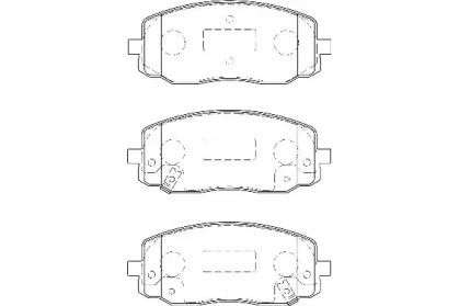 Комплект тормозных колодок WAGNER WBP24275A