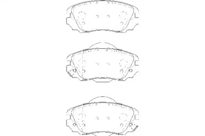 Комплект тормозных колодок WAGNER WBP24415A