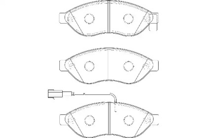 Комплект тормозных колодок WAGNER WBP24468A