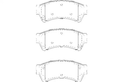 Комплект тормозных колодок WAGNER WBP24582A