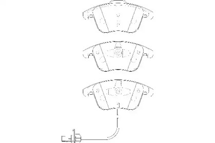 Комплект тормозных колодок WAGNER WBP24705A