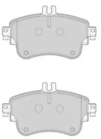 Комплект тормозных колодок WAGNER WBP25326A