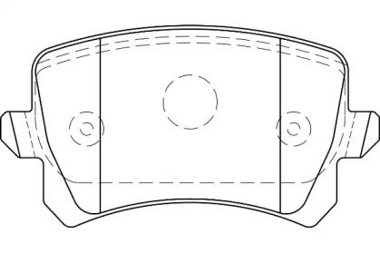 Комплект тормозных колодок WAGNER WBP24483A