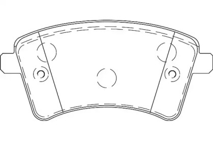 Комплект тормозных колодок WAGNER WBP24693B