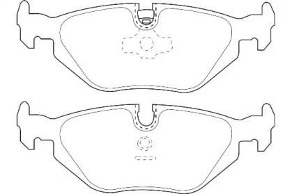 Комплект тормозных колодок WAGNER WBP20180A