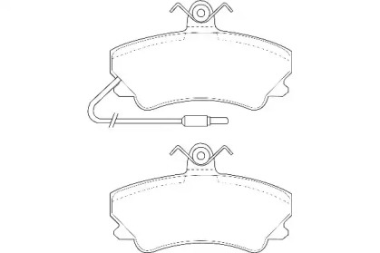 Комплект тормозных колодок WAGNER WBP20236A