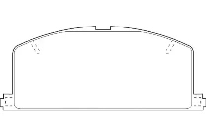 Комплект тормозных колодок WAGNER WBP20870A