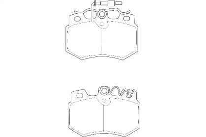 Комплект тормозных колодок WAGNER WBP20989A