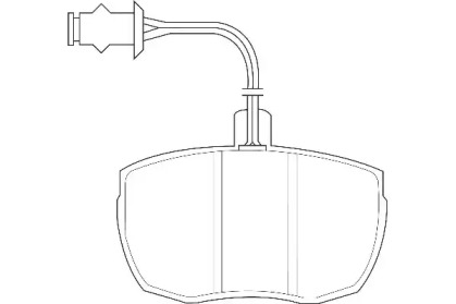 Комплект тормозных колодок WAGNER WBP21160A