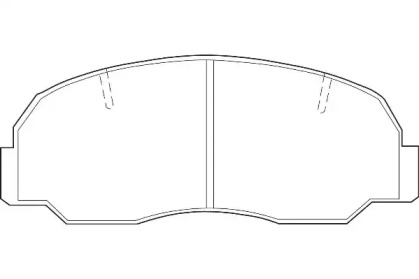 Комплект тормозных колодок WAGNER WBP21243A