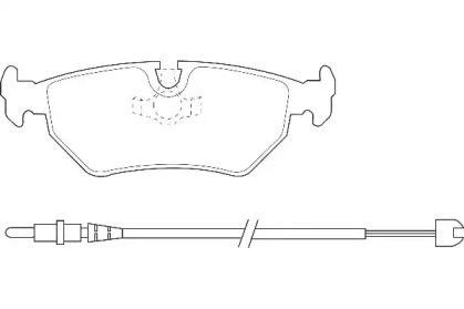 Комплект тормозных колодок WAGNER WBP21275A