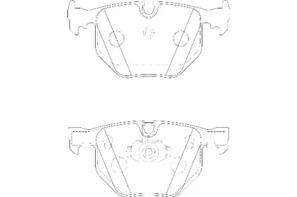 Комплект тормозных колодок WAGNER WBP21282B