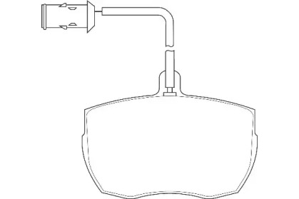 Комплект тормозных колодок WAGNER WBP21480A