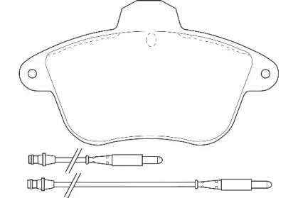 Комплект тормозных колодок WAGNER WBP21504A