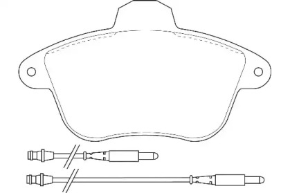 Комплект тормозных колодок WAGNER WBP21507A