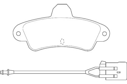 Комплект тормозных колодок WAGNER WBP21586A