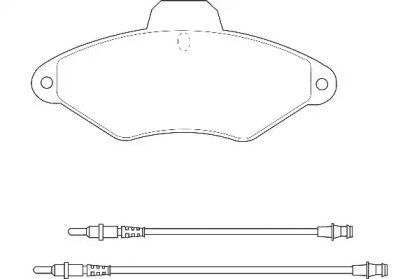 Комплект тормозных колодок WAGNER WBP21631A