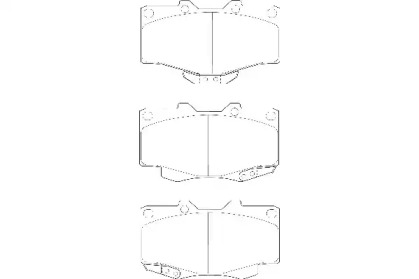 Комплект тормозных колодок WAGNER WBP21679A