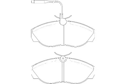 Комплект тормозных колодок WAGNER WBP21797A