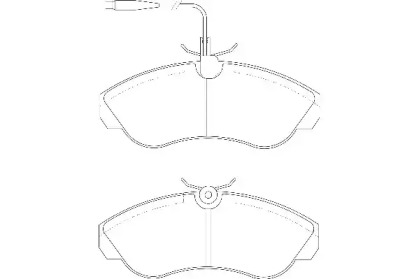 Комплект тормозных колодок WAGNER WBP21799A