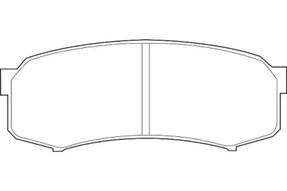 Комплект тормозных колодок WAGNER WBP21947A