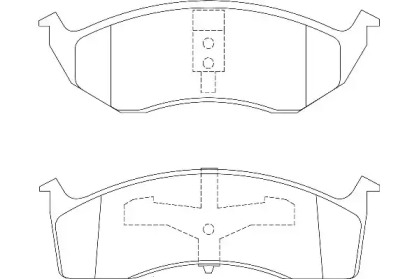 Комплект тормозных колодок WAGNER WBP23043A