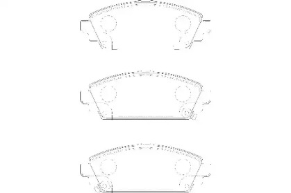 Комплект тормозных колодок WAGNER WBP23096A