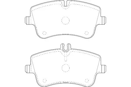 Комплект тормозных колодок WAGNER WBP23144B
