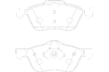 Комплект тормозных колодок WAGNER WBP23159A