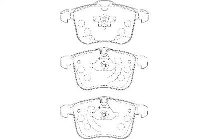 Комплект тормозных колодок WAGNER WBP23404A