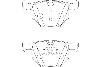 Комплект тормозных колодок WAGNER WBP23447A