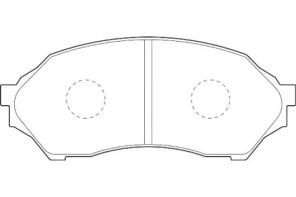 Комплект тормозных колодок WAGNER WBP23490A
