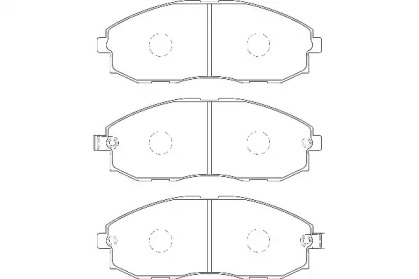 Комплект тормозных колодок WAGNER WBP23536A