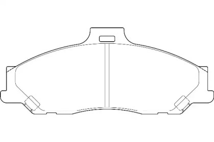 Комплект тормозных колодок WAGNER WBP23540A