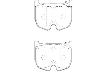 Комплект тормозных колодок WAGNER WBP23541A