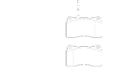 Комплект тормозных колодок WAGNER WBP23575A