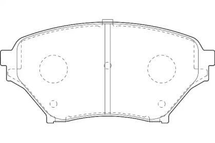 Комплект тормозных колодок WAGNER WBP23696A