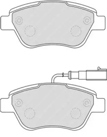 Комплект тормозных колодок WAGNER WBP23705C