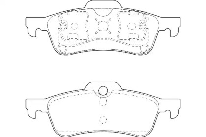Комплект тормозных колодок WAGNER WBP23716B