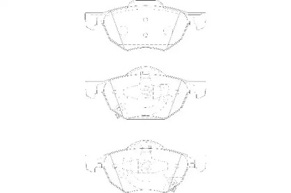 Комплект тормозных колодок WAGNER WBP23719A