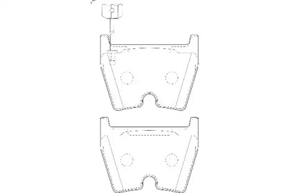 Комплект тормозных колодок WAGNER WBP23751B