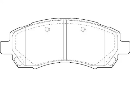 Комплект тормозных колодок WAGNER WBP23780A